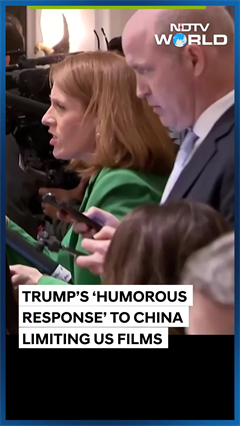 Trump's Humorous Reply Over China Limiting American Films