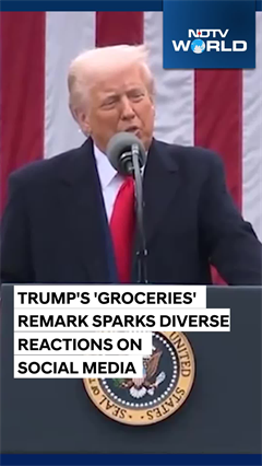 Trump Groceries Remark | Trump's 'Groceries' Remark Sparks Diverse Reactions on Social Media