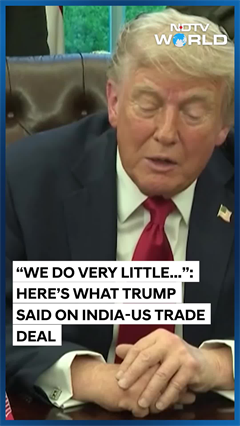 US President Donald Trump's Big Remark on Indian Tariffs After India-US Trade Deal