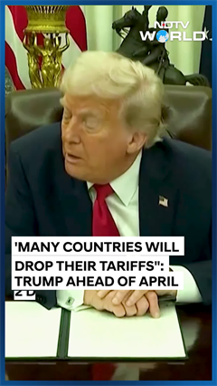 Trump Tariffs | 'Many Countries Will Drop Their Tariffs": Trump Ahead Of April 2 Deadline