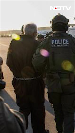 Fresh Images Show Tahawwur Rana Being Handed Over To Indian Officers