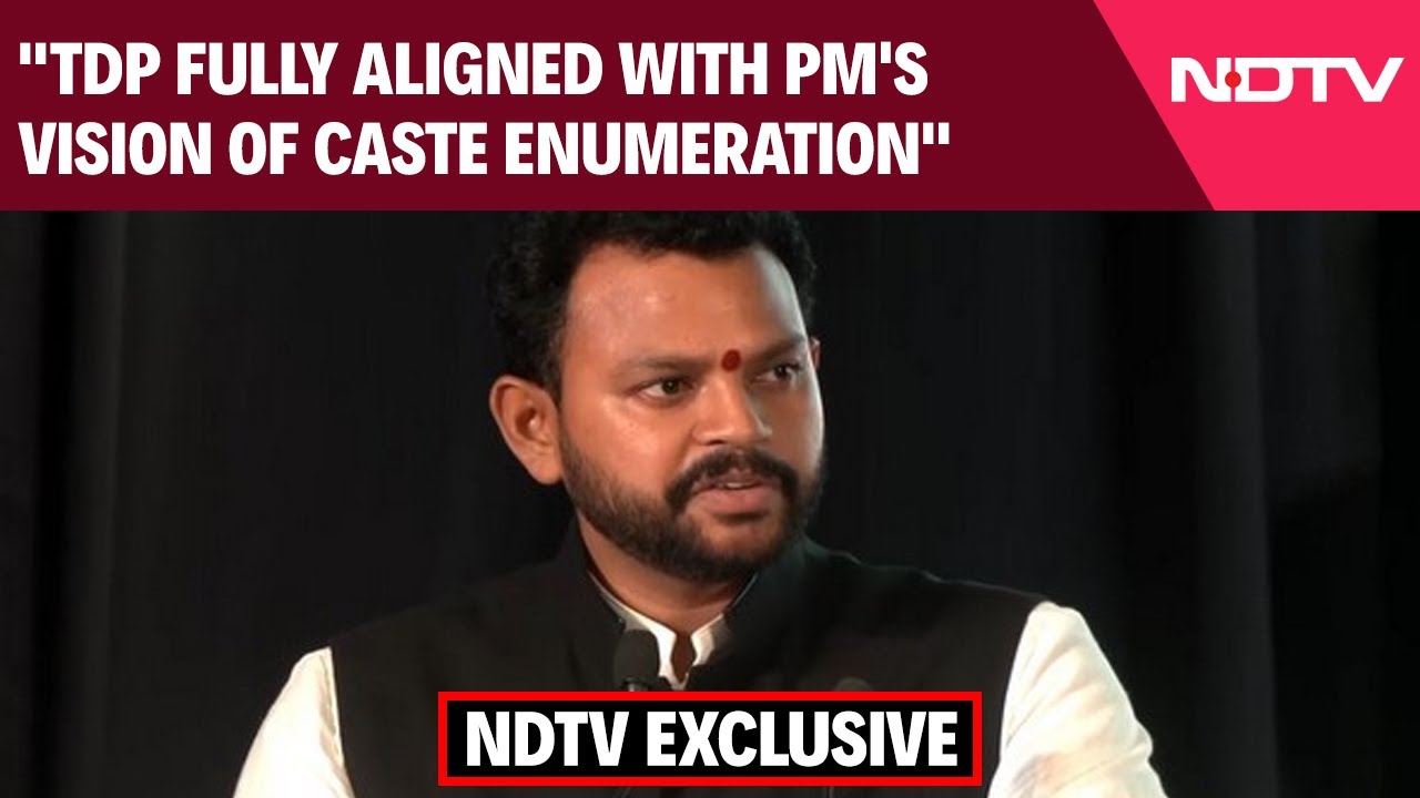 "TDP Fully Aligned With PM's Vision Of Caste Enumeration"