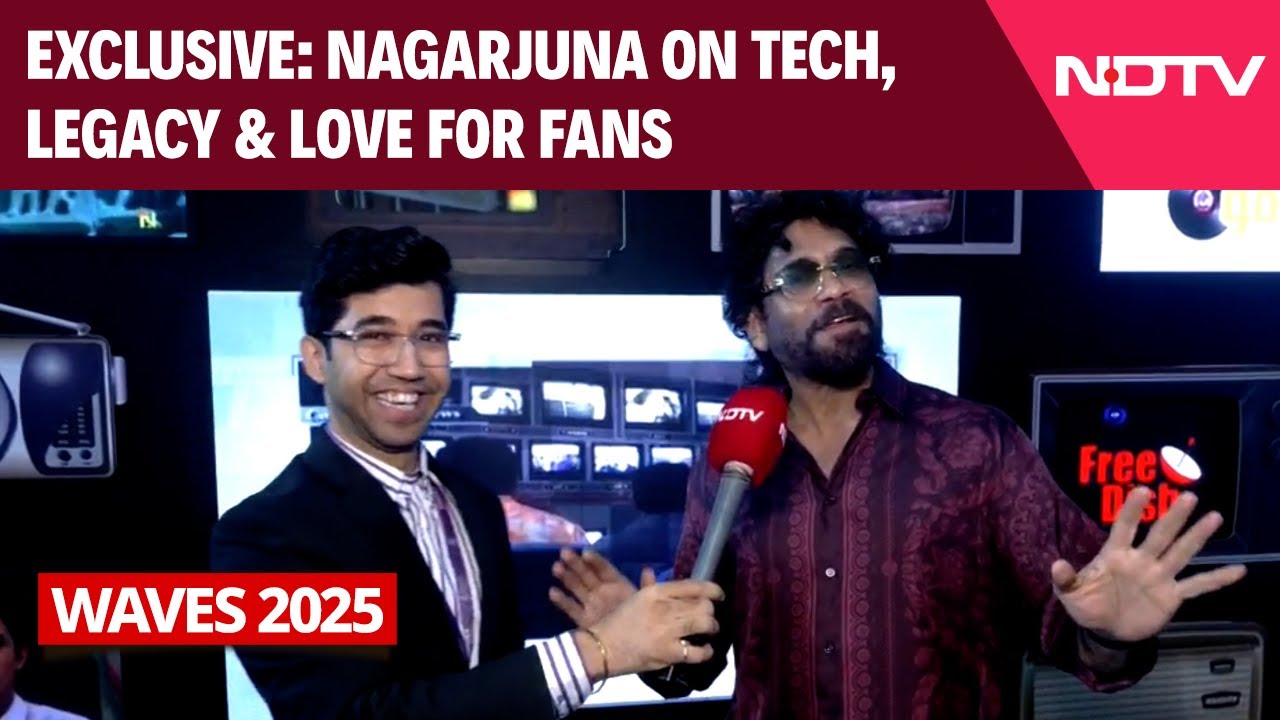 Nagarjuna On Tech, Legacy & Love For Fans | WAVES 2025 Exclusive