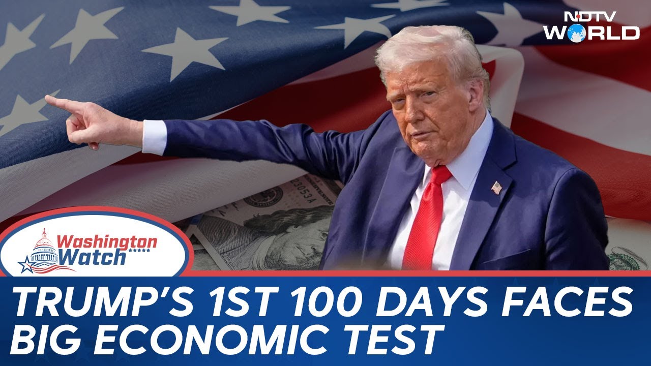 Video: US Growth Data Tests Trump's 1st 100 Days | 'It's Biden, Not Tariffs': Trump Explains Economic Data