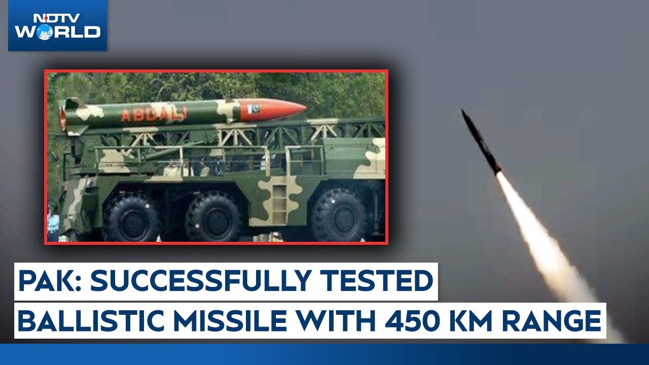 Pakistan Missile Test | Pakistan Claims It Successfully Tested Ballistic Missile With 450 KM Range Pakistan Missile Test | Pakistan Claims It Successfully Tested Ballistic Missile With 450 KM Range