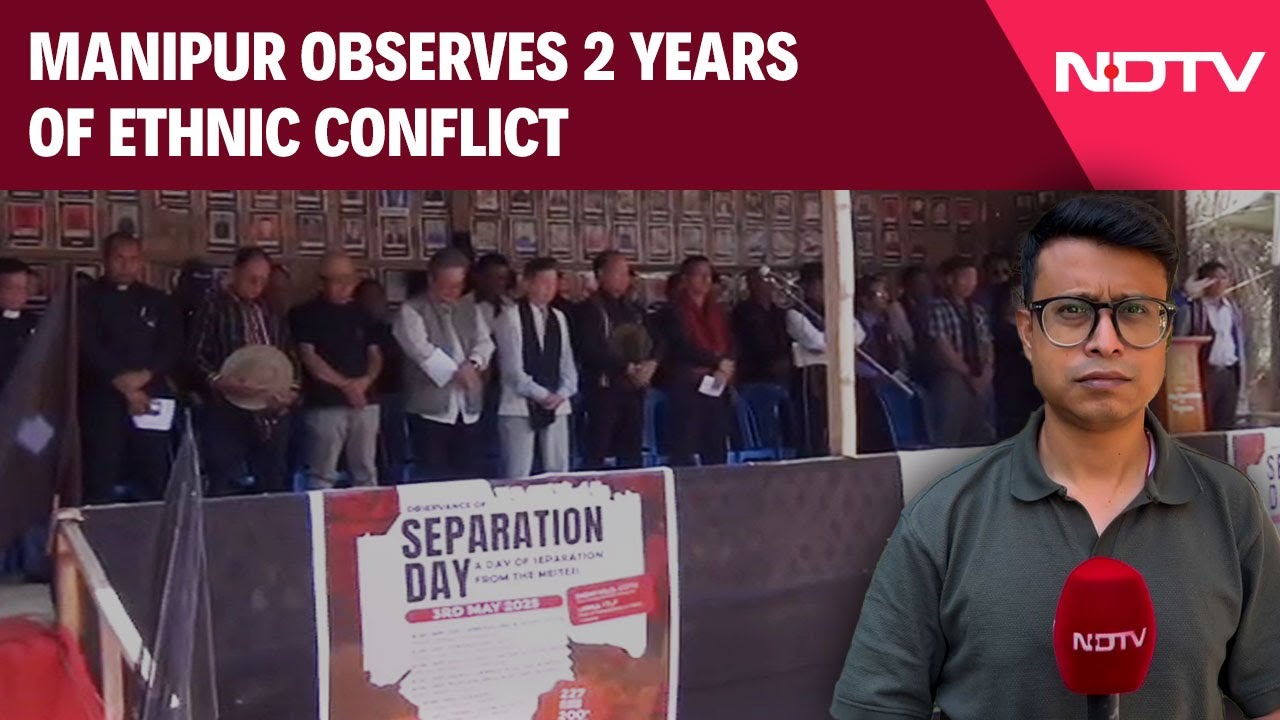 Manipur Observes 2 Years Of Ethnic Conflict Through Shutdown, Public Meets And Tightened Security