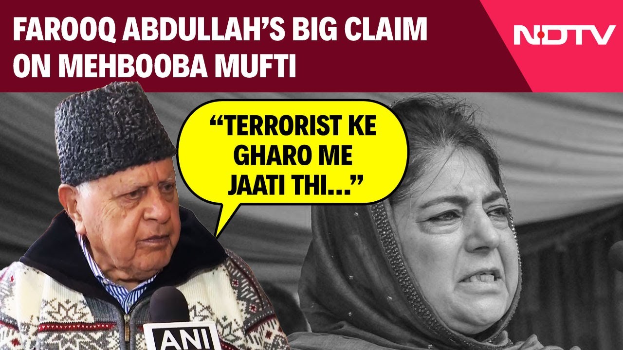 Video: Jammu Kashmir News | 'Terrorist Ke Gharo Me Jaati...': Farooq Abdullah's Big Claim On Mehbooba Mufti