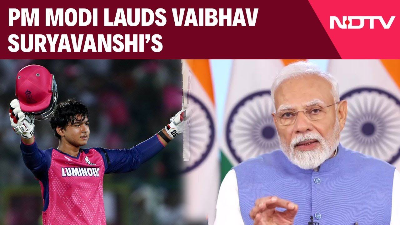 Video: PM Modi Lauds Vaibhav Suryavanshi's IPL Feat At Khelo India Event: 'Created Such Big Record...'