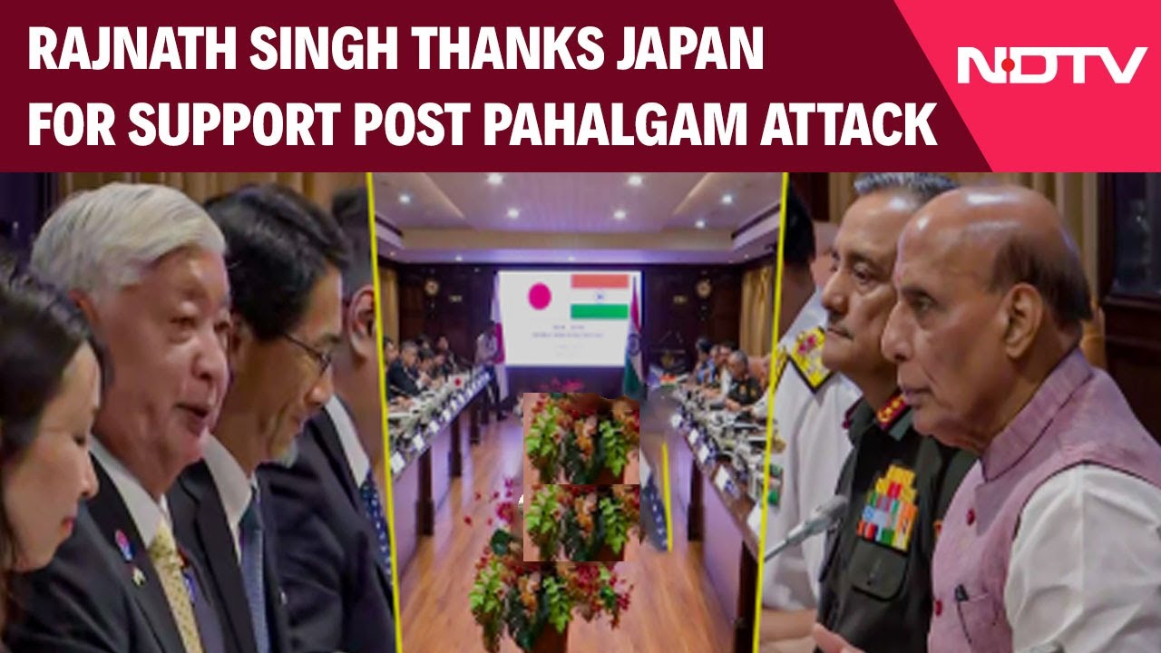 Rajnath Singh Thanks Japan For Support Post Pahalgam Attack