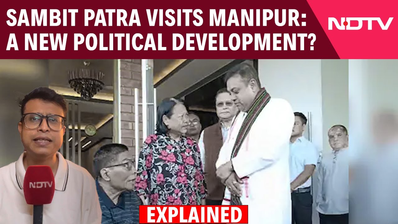BJP's Sambit Patra Meets Party MLAs, Ex-CM In Manipur, Efforts To Form New Govt?