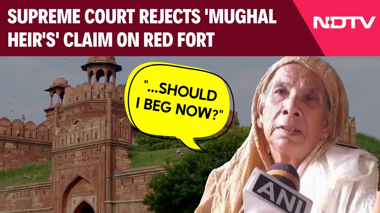 Bahadur Shah Zafar's Descendant Gets Emotional As SC Rejects Red Fort Claim: "...Should I Beg Now?"