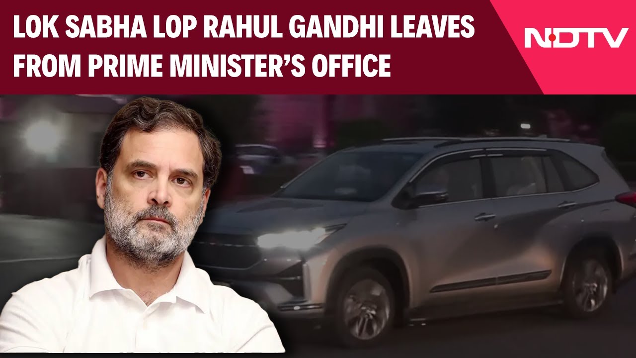 Lok Sabha LoP Leaves From Prime Minister's Office Amid India-Pak Tensions