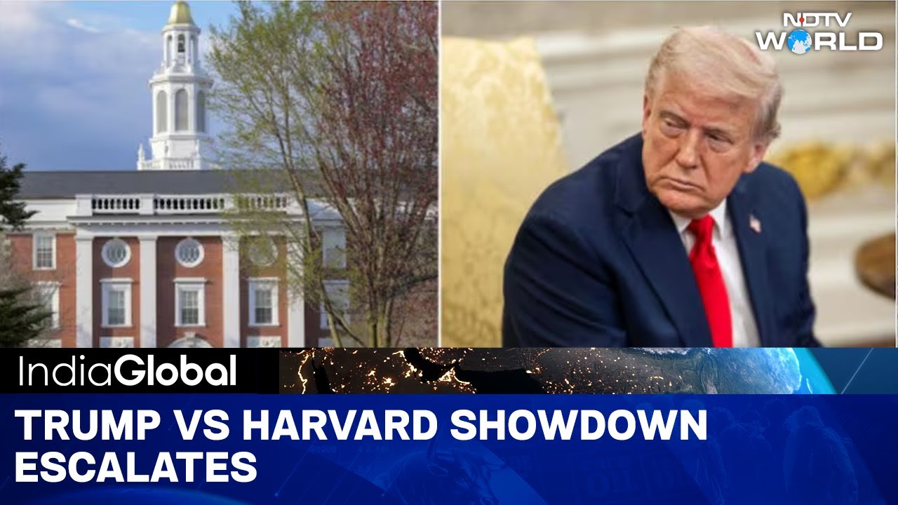 Video: Trump Vs Harvard Battle | Trump Bars Harvard From Future Research Grants