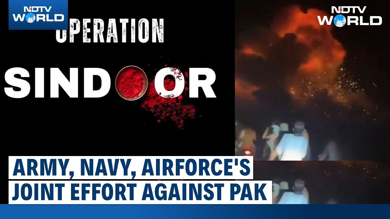 India Strikes Pakistan | Op Sindoor: For The First Time Since 1971 War, All Three Forces Strike Pak