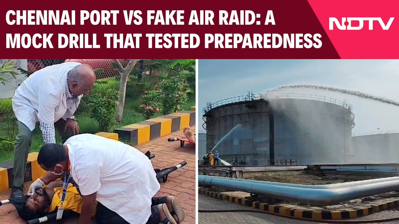 Video: Chennai Port Vs Fake Air Raid! A Mock Drill That Tested Preparedness