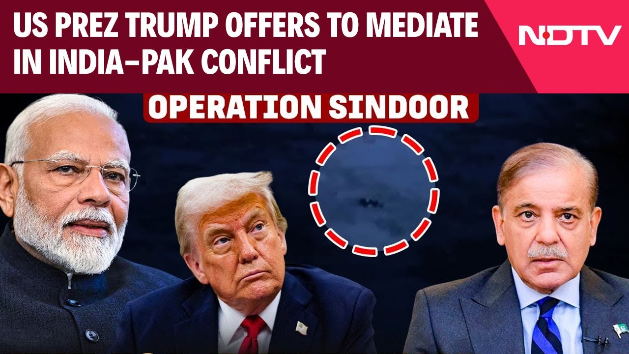 "They Can Stop Now": Trump Offers To Mediate in India-Pak Conflict After 'Ops Sindoor'