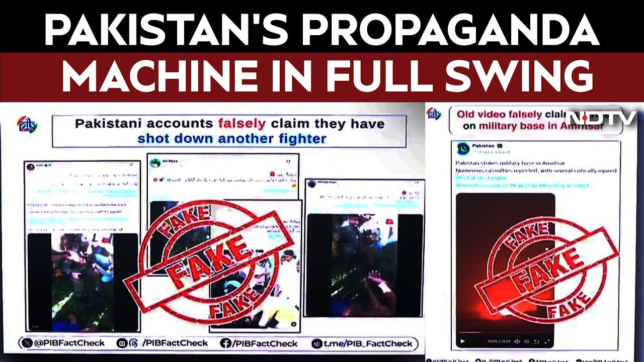 Video: Pakistan Propaganda Machine In Full Swing | Islamabad Peddles Fake News, Misinformation | NDTV World