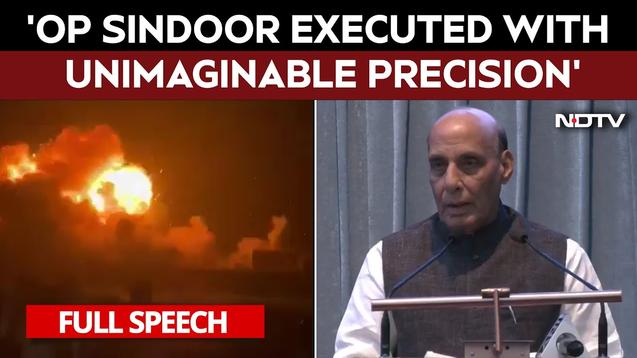 Rajnath Singh: 'Operation Sindoor Executed With Unimaginable Precision'