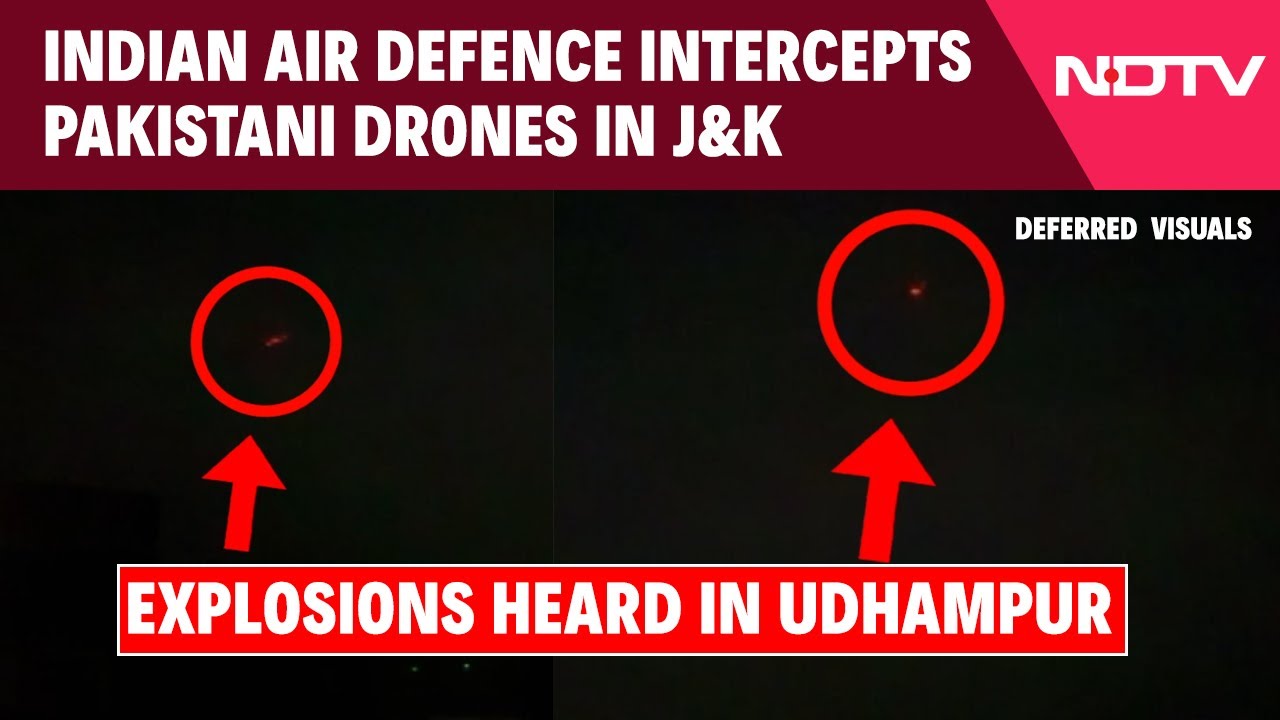 Explosions Heard In Udhampur As Indian Air Defence Intercepts Pak Drones