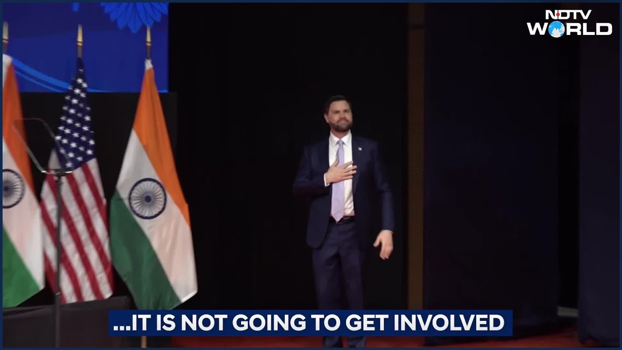 JD Vance Says India-Pak War None Of Our Business; US Will Not Intervene