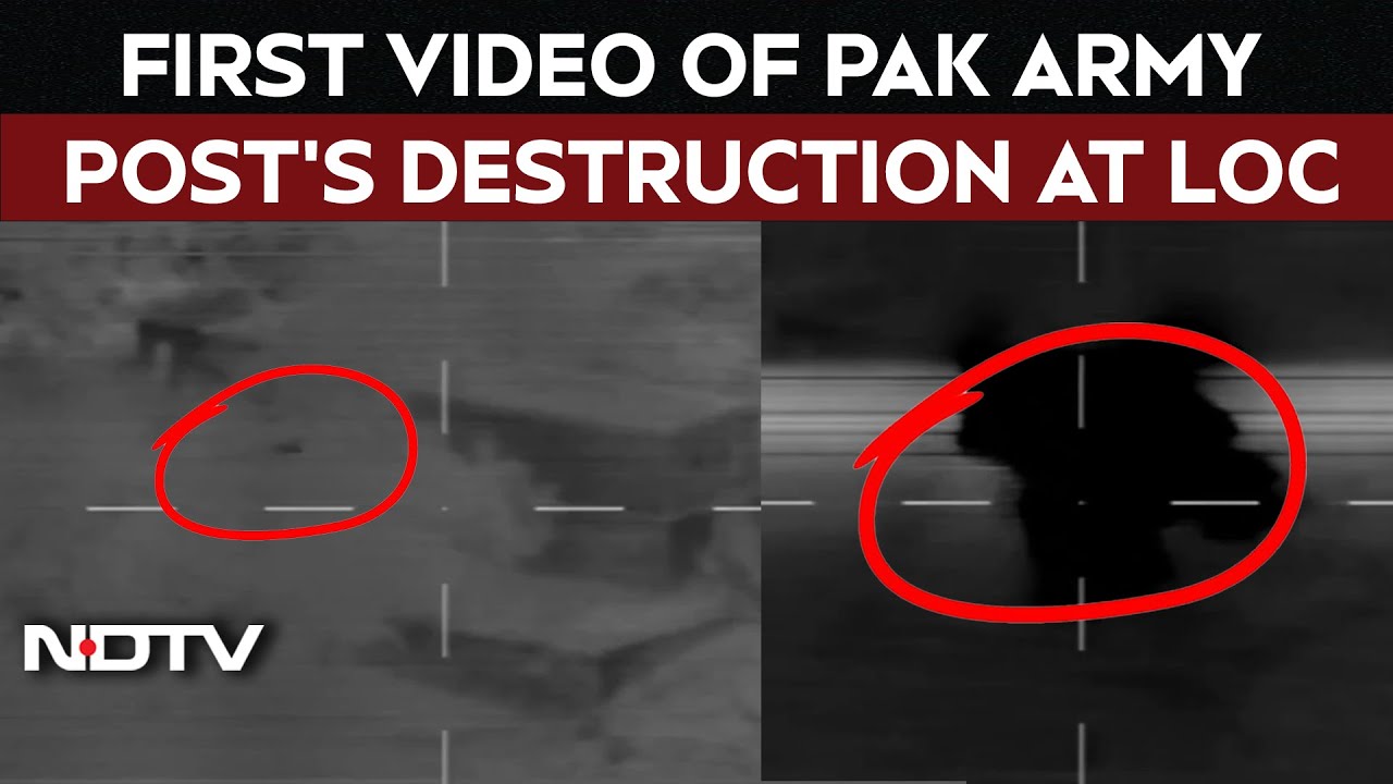 Video: Indian Army Releases First Official Video Of Destruction Of Pak Army Post At LoC