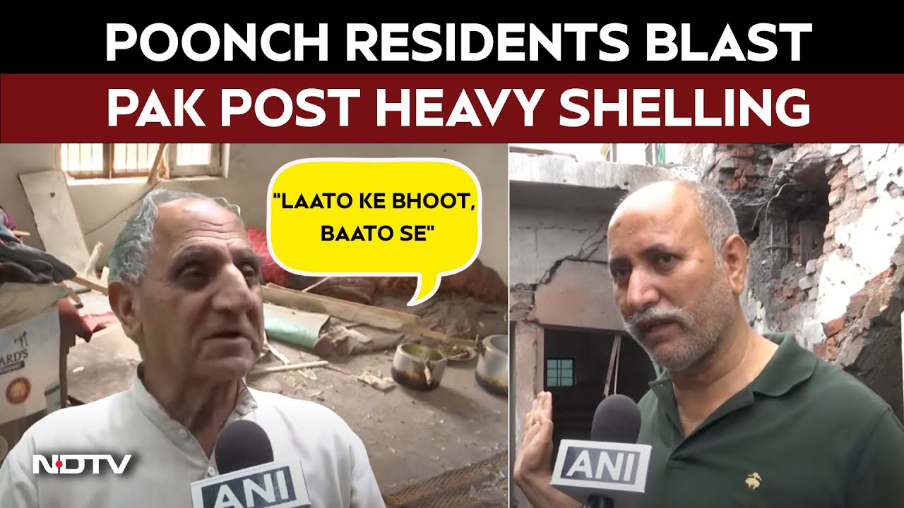 Video: Pak Drone Attack |'Laato Ke Bhoot, Baato Se…': Poonch Residents Blast Pak Post Heavy Shelling In J&K