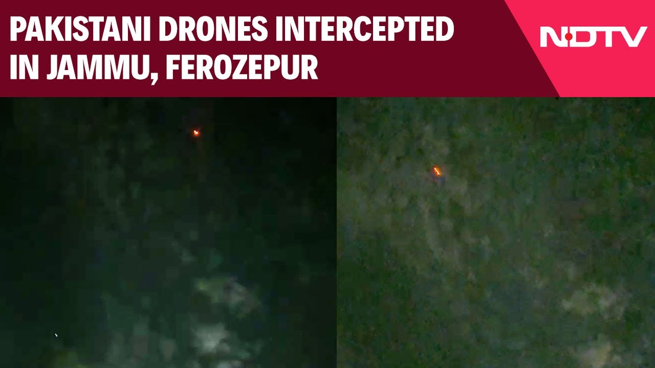 Pakistani Drones Intercepted In Jammu, Ferozepur