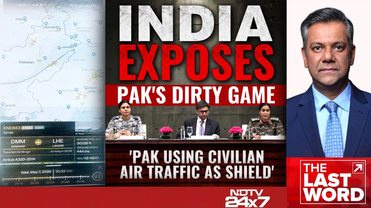 India Exposes Pak's Dirty Game: 'Pak Using Civilian Air Traffic As Shield'
