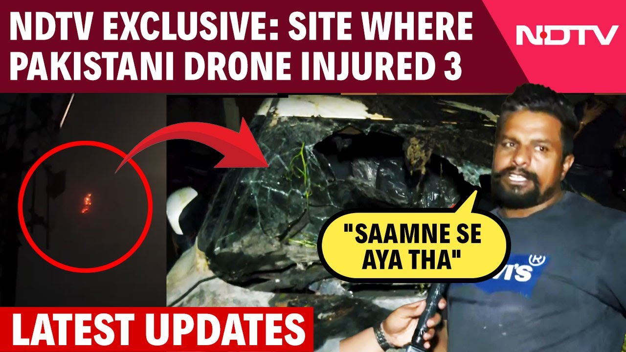 Pakistan Drone Hits Civilins In Punjab, 3 Injured: Police