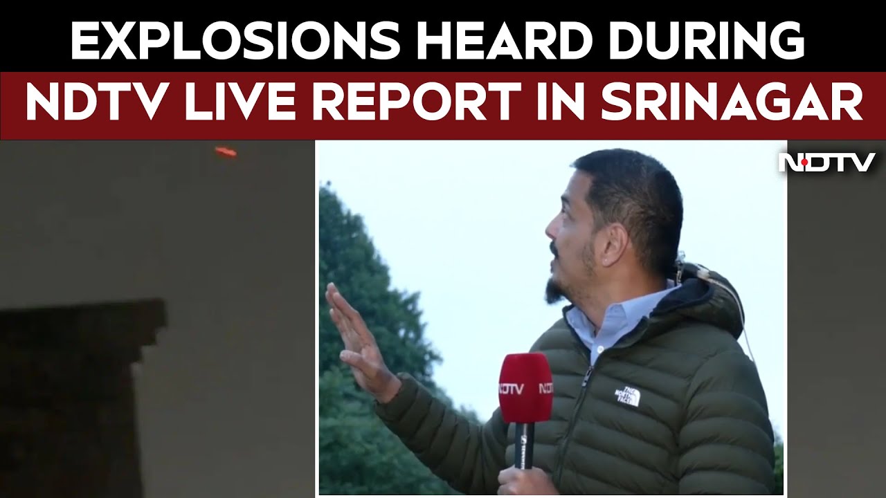 Multiple Explosions Heard During NDTV Live Report In Srinagar