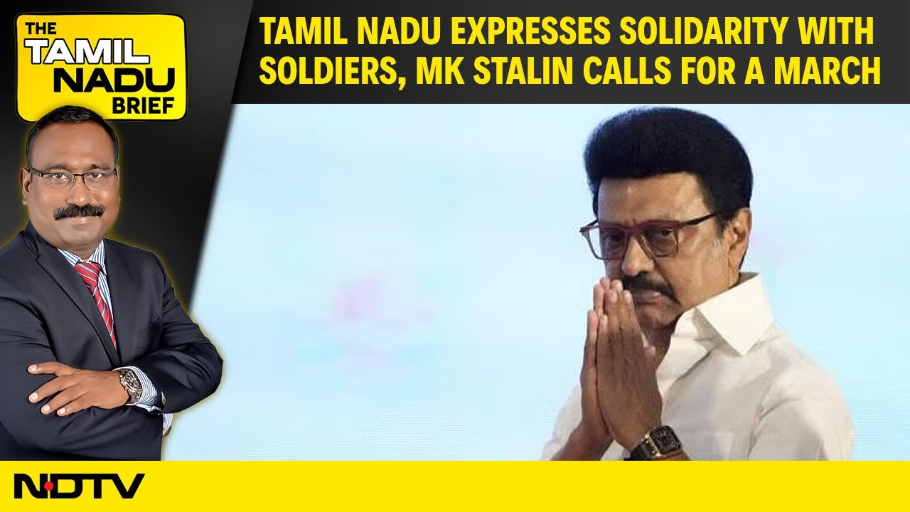 M K Stalin To March For Soldiers Solidarity. Sexual Favour, Cop Arrested