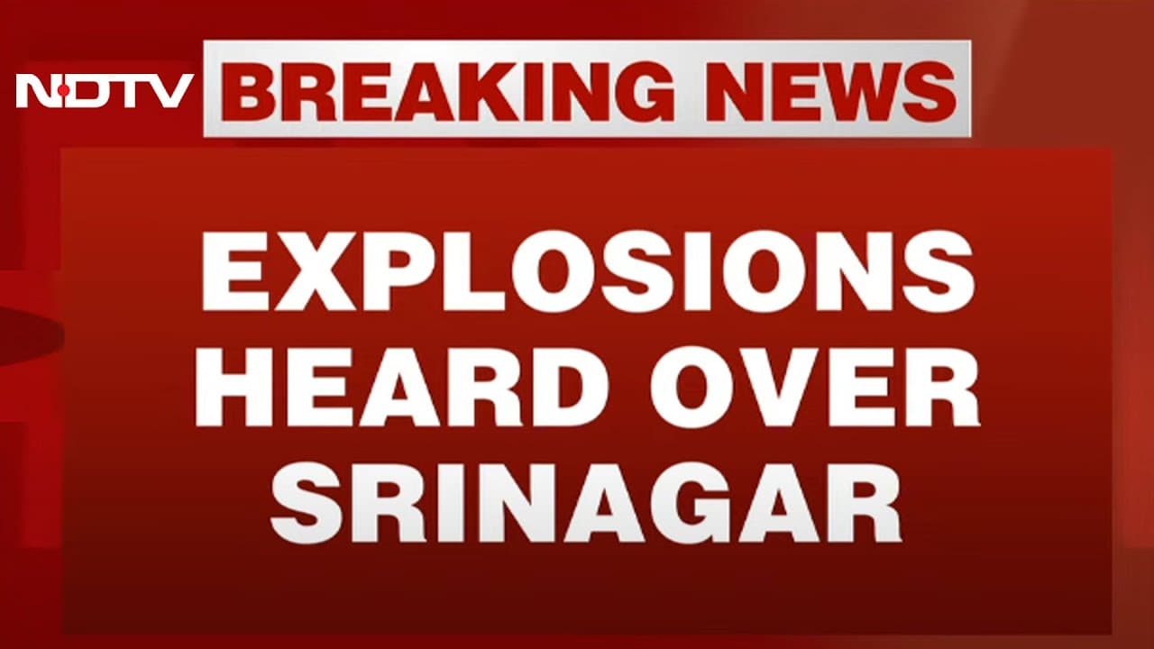 Video : Srinagar Explosion | Explosions Heard Over Srinagar | Pakistan Drone Attack Latest News