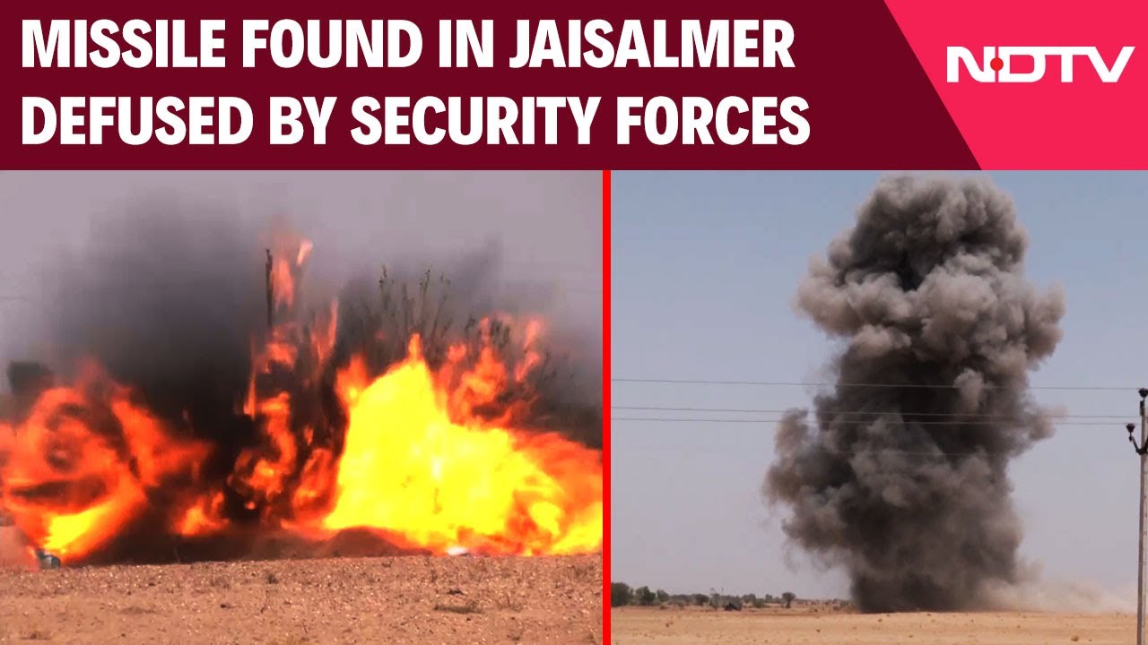 Missile Found In Rajasthan's Jaisalmer Field Defused By Security Forces; Neutralise Threat