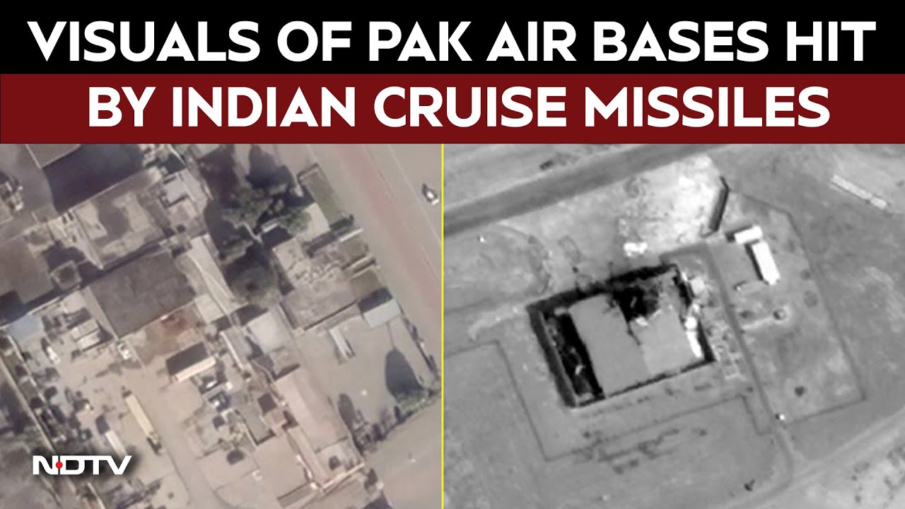 Video: India Strikes Pakistan Airbase | Satellite Pics Show 'Before-After' Comparison Of Pakistan Airfields