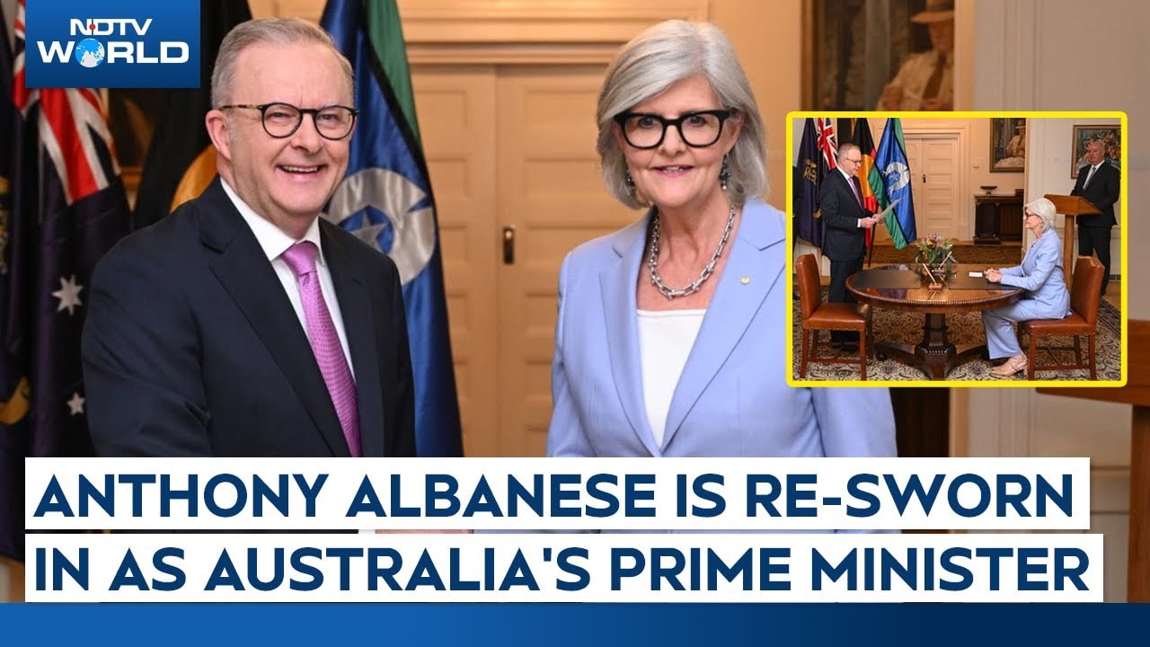 Australia News | Anthony Albanese Is Sworn In Second Time As Australia's Prime Minister