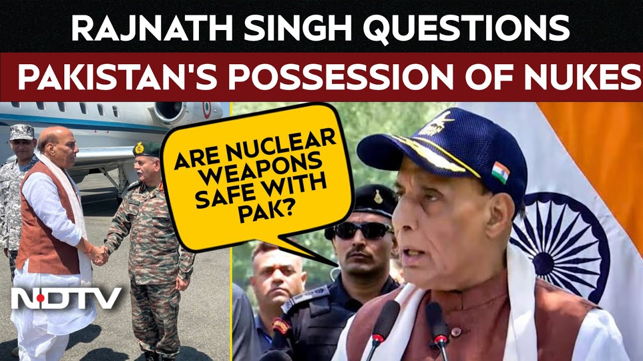 Rajnath Singh | Defence Minister Calls For Global Supervisition Of Pak's Nuclear Weapons In Kashmir