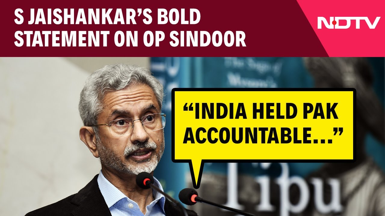 Operation Sindoor Latest Update | Jaishankar's bold statement on India's Operation Sindoor