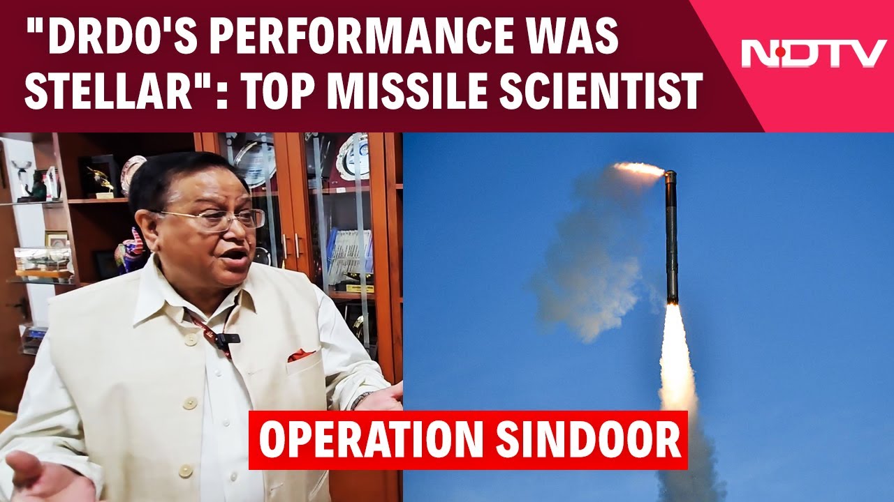 Video : Top Missile Scientist In NITI Aayog: "DRDO's Performance In Op Sindoor Was Stellar"