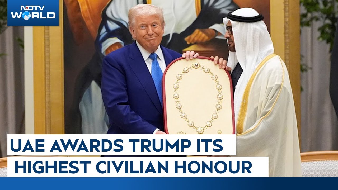 UAE President Bestows Highest Civilian Honour, Order of Zayed On US PresidAent Trump