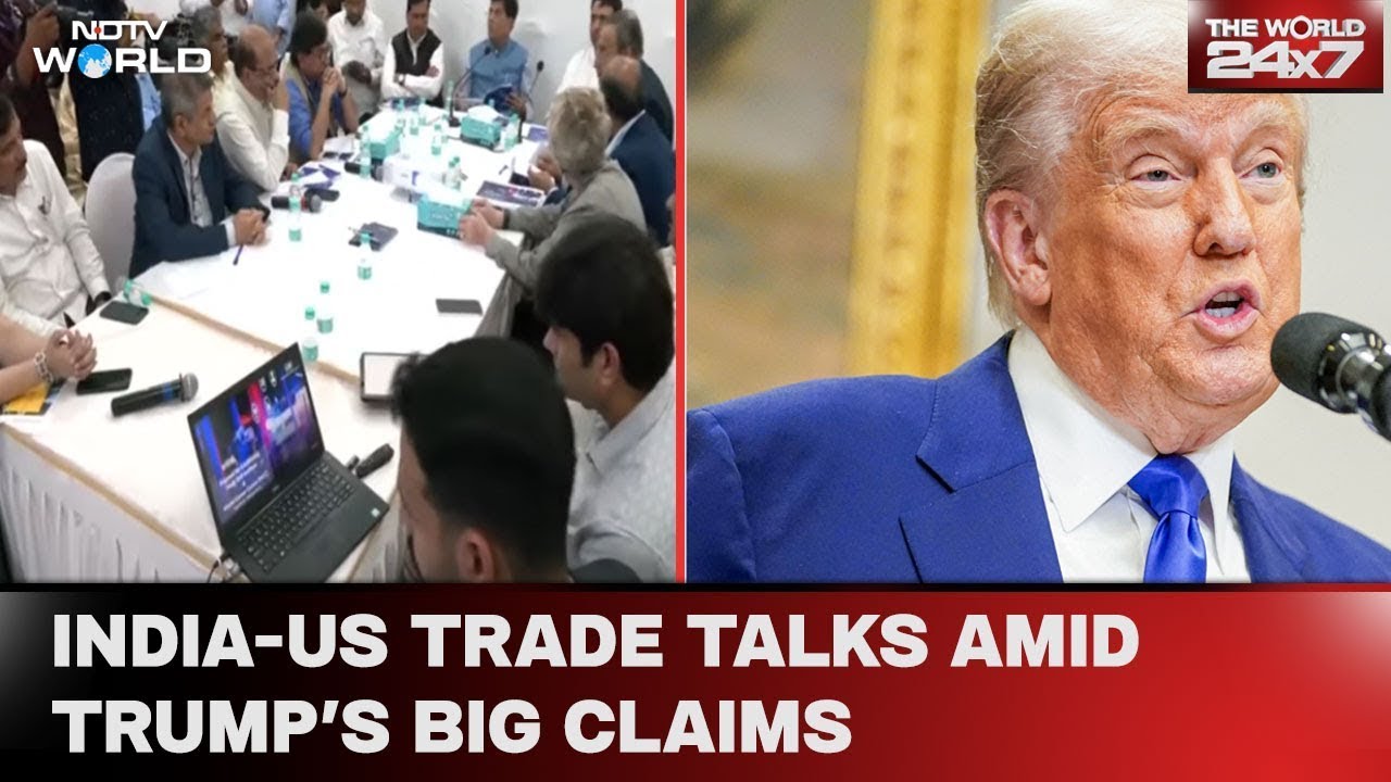 India's 4-Day Trade Talks In US As Trump Repeats Claims On Zero-Tariff Deal With India