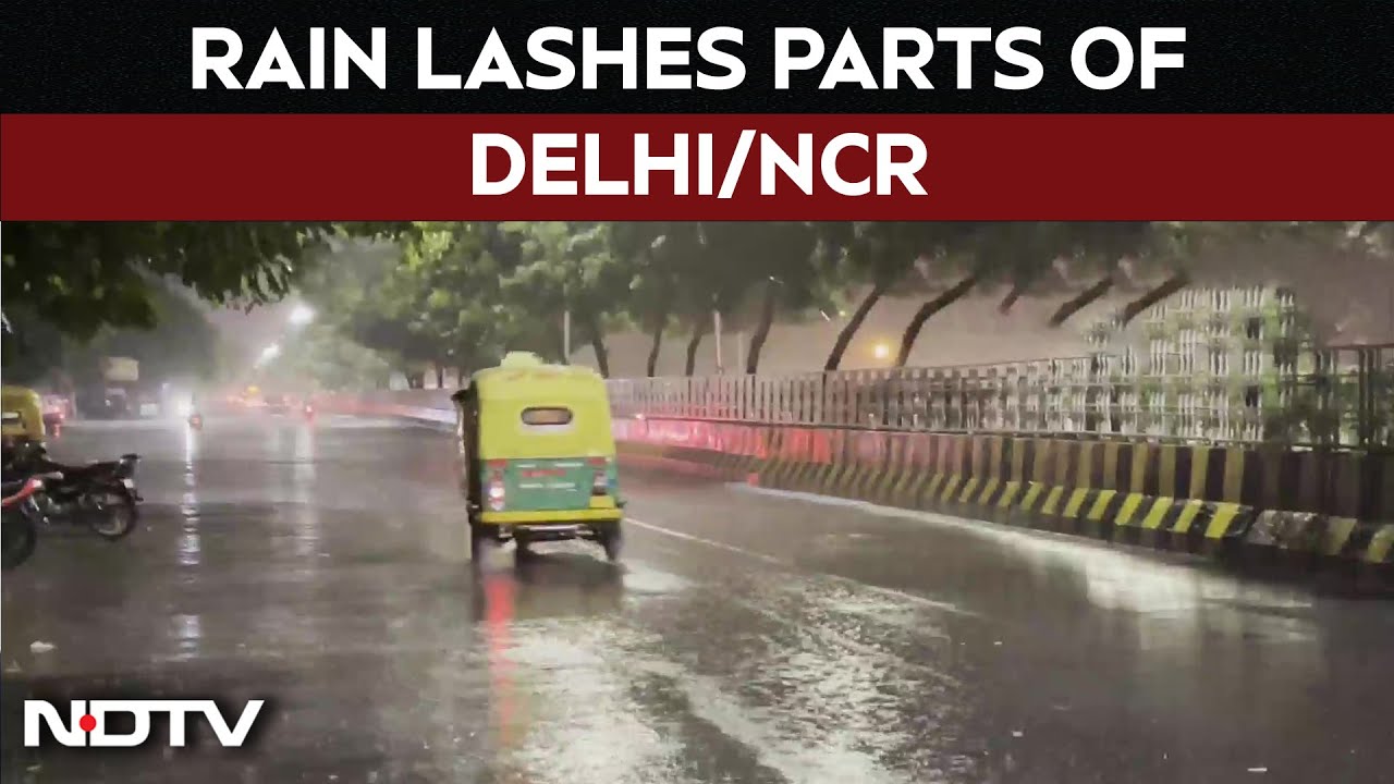 Delhi Rain Today | Rain Lashes Parts Of Delhi, Spicejet Issues Advisory