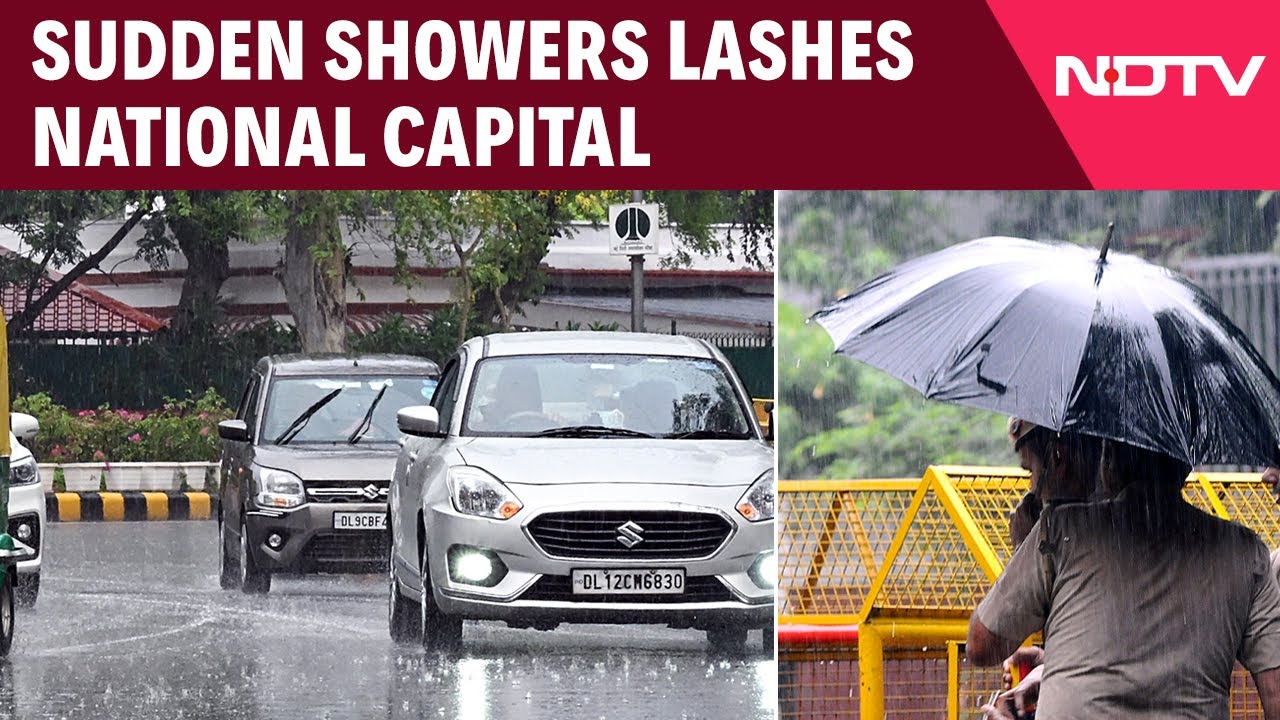 New Delhi: Sudden Showers Lashes Delhi's RK Puram | Delhi Weather New Delhi: Sudden Showers Lashes Delhi's RK Puram | Delhi Weather