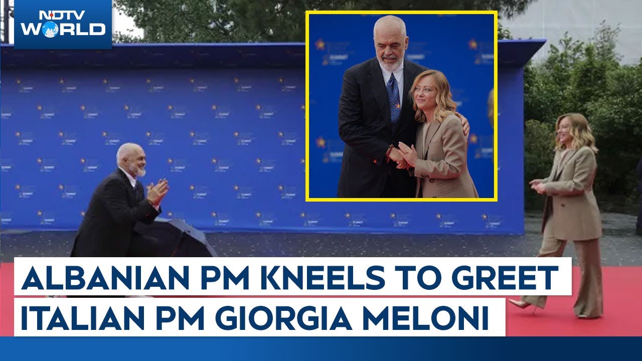 Albanian PM Rama’s ‘Special Gesture’ For Italy PM Meloni At EU Summit Steals The Show