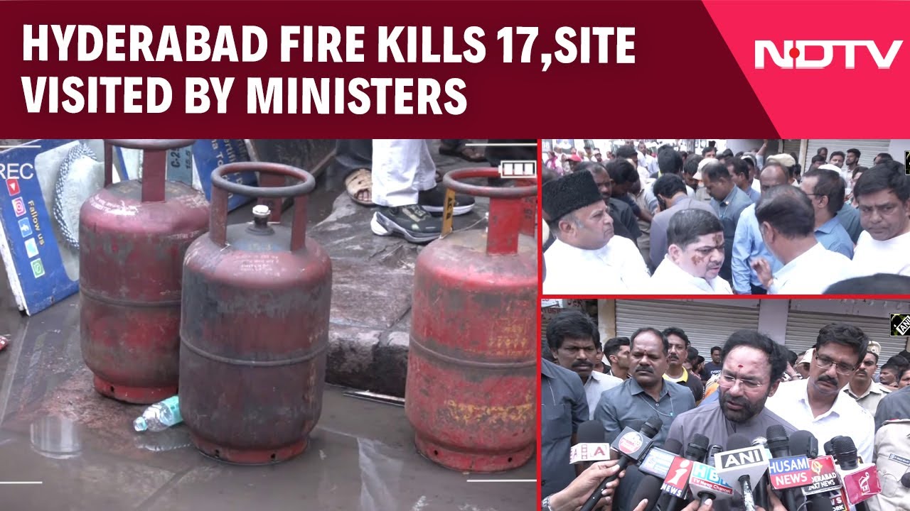 Hyderabad Fire | Massive Fire Kills 17 At Building Near Charminar; MP G Kishan Reddy Reaches Site