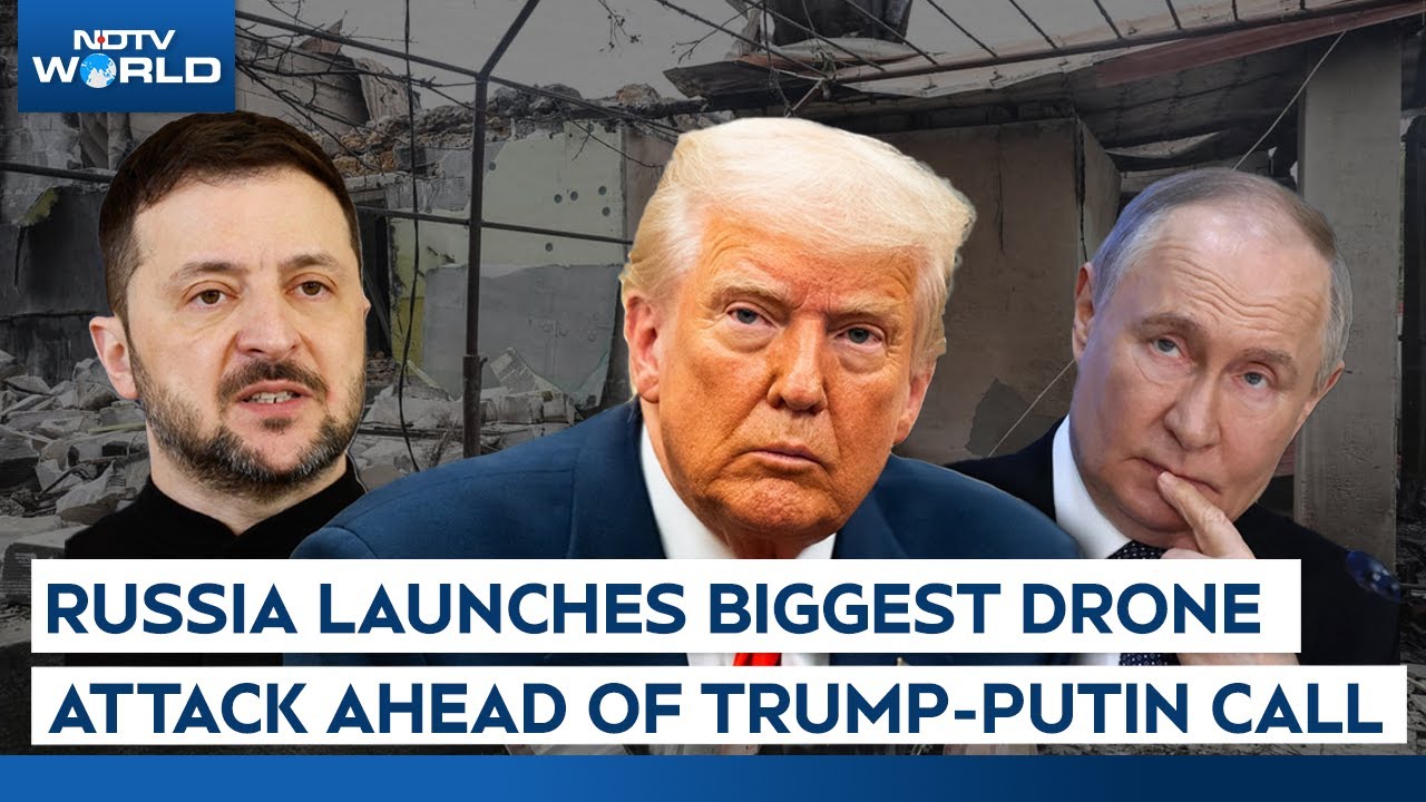 Latest Update On Russia Ukraine War | Russia Launched Biggest Drone Attack On Ukraine