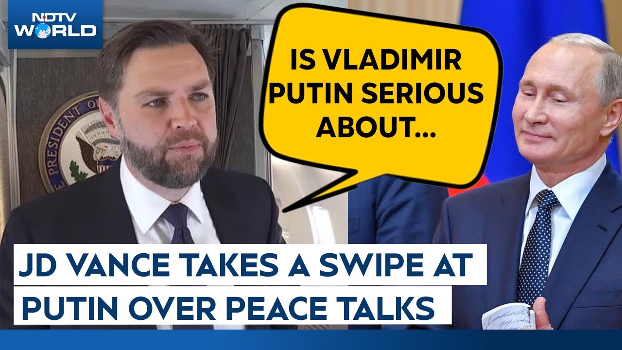 Trump Talks with Putin | It's Not Our War, Vance On Russia Ukraine, Questions Putin For Peace