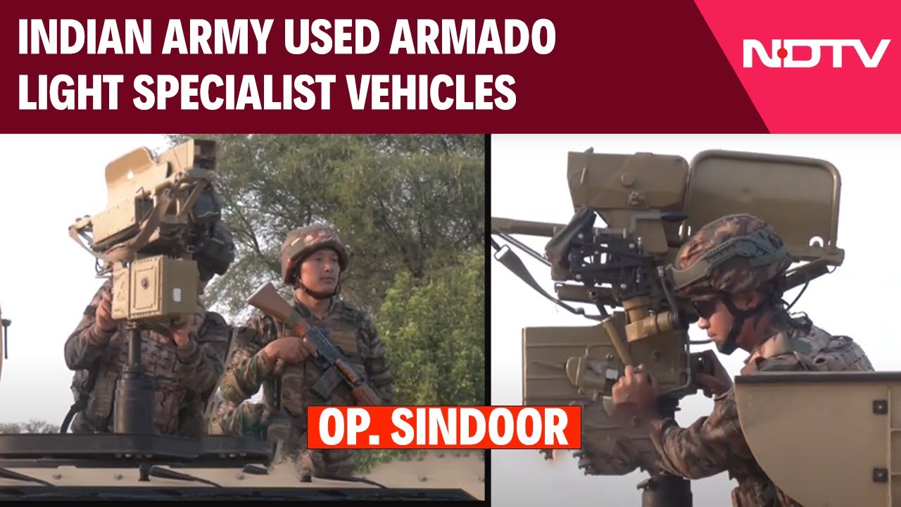 Operation Sindoor Latest News | Indian Army Used Armado Light Specialist Vehicles Equipped With ATGM
