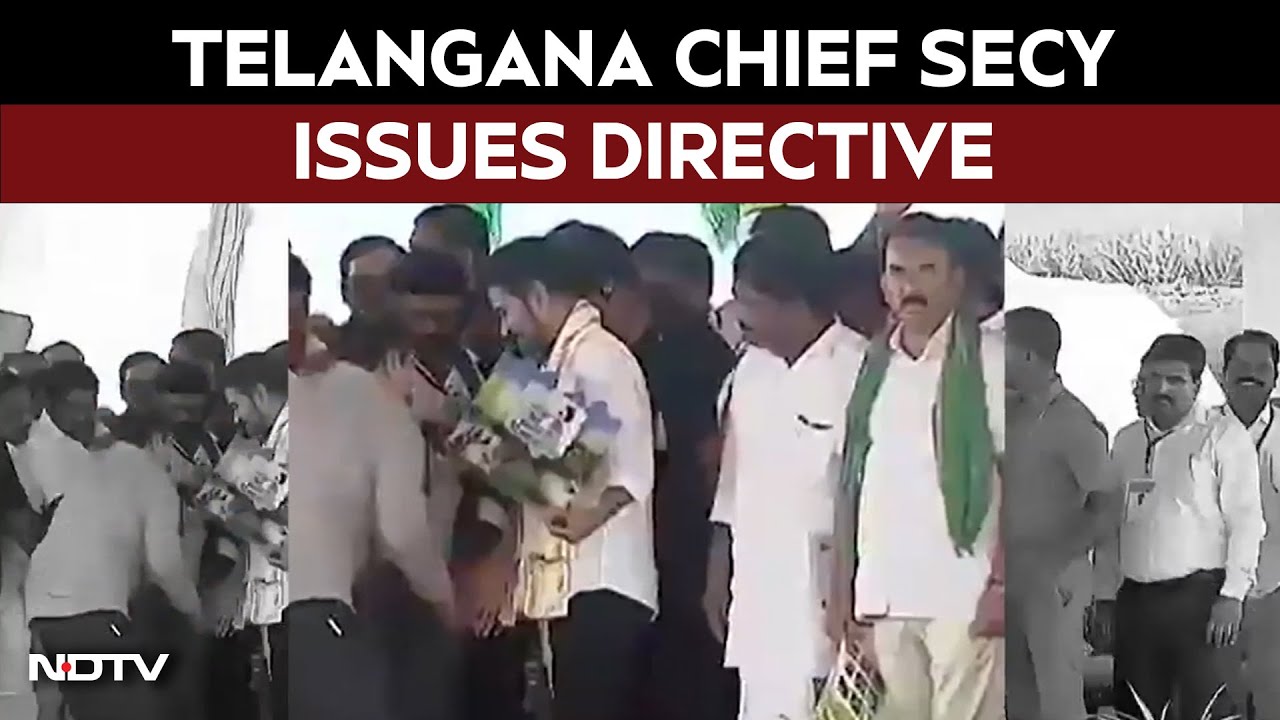 Video : Revanth Reddy News | Telangana Chief Secretary Issue Directive: 'Avoid Inappropriate Behaviour'