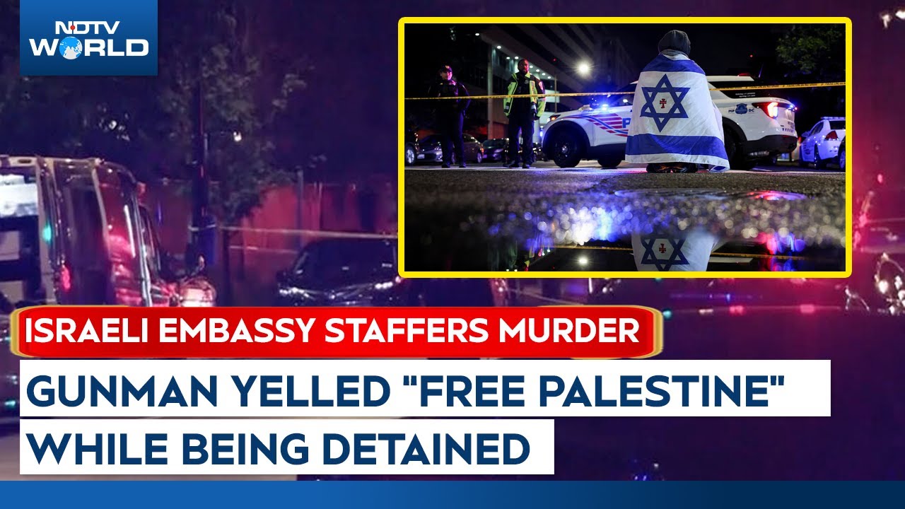 Israel Embassy Attack | Gunman Shoots 2 Israeli Embassy Staffer, Yells 'Free Palestine' On Arrest