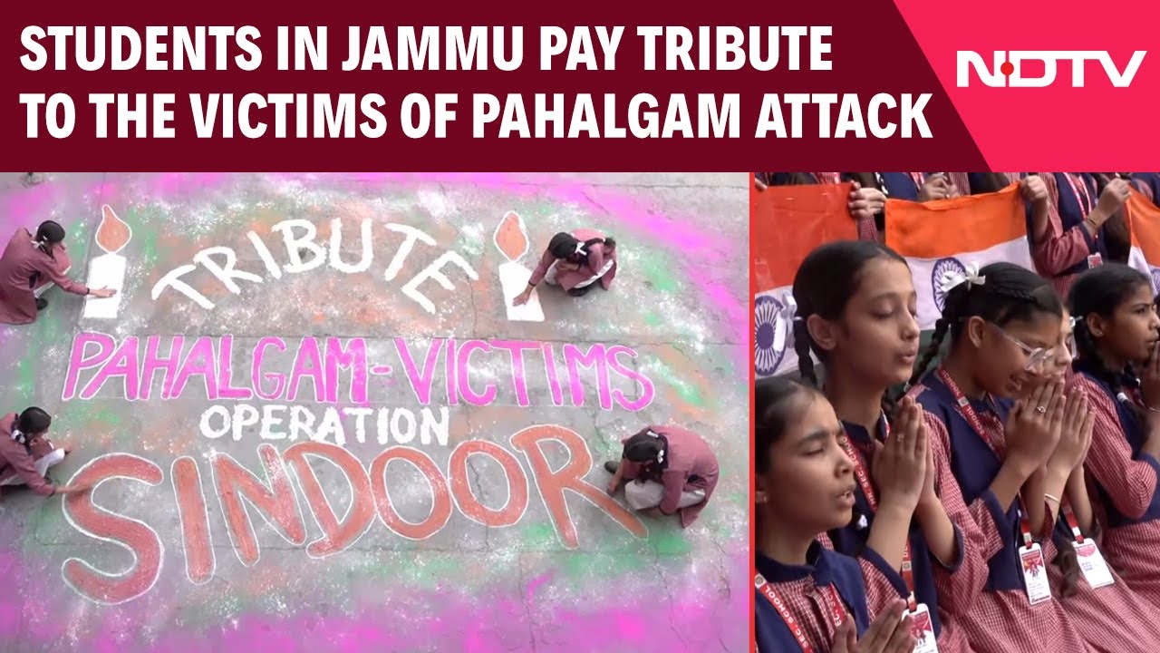 Video: Jammu Kashmir News | One Month On: Students In Jammu Pay Tribute To The Victims Of Pahalgam Attack